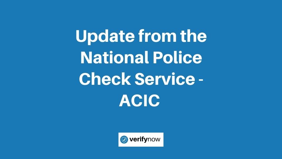 Notification Of Processing Timeframes For Nationally Coordinated Criminal History Checks 9515